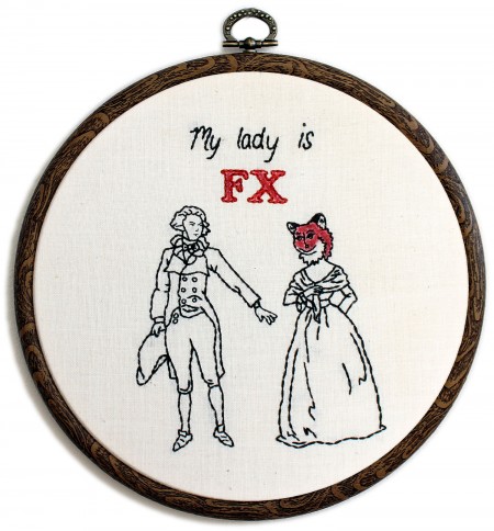 `Stephanie Tillmam embroideries fox"
